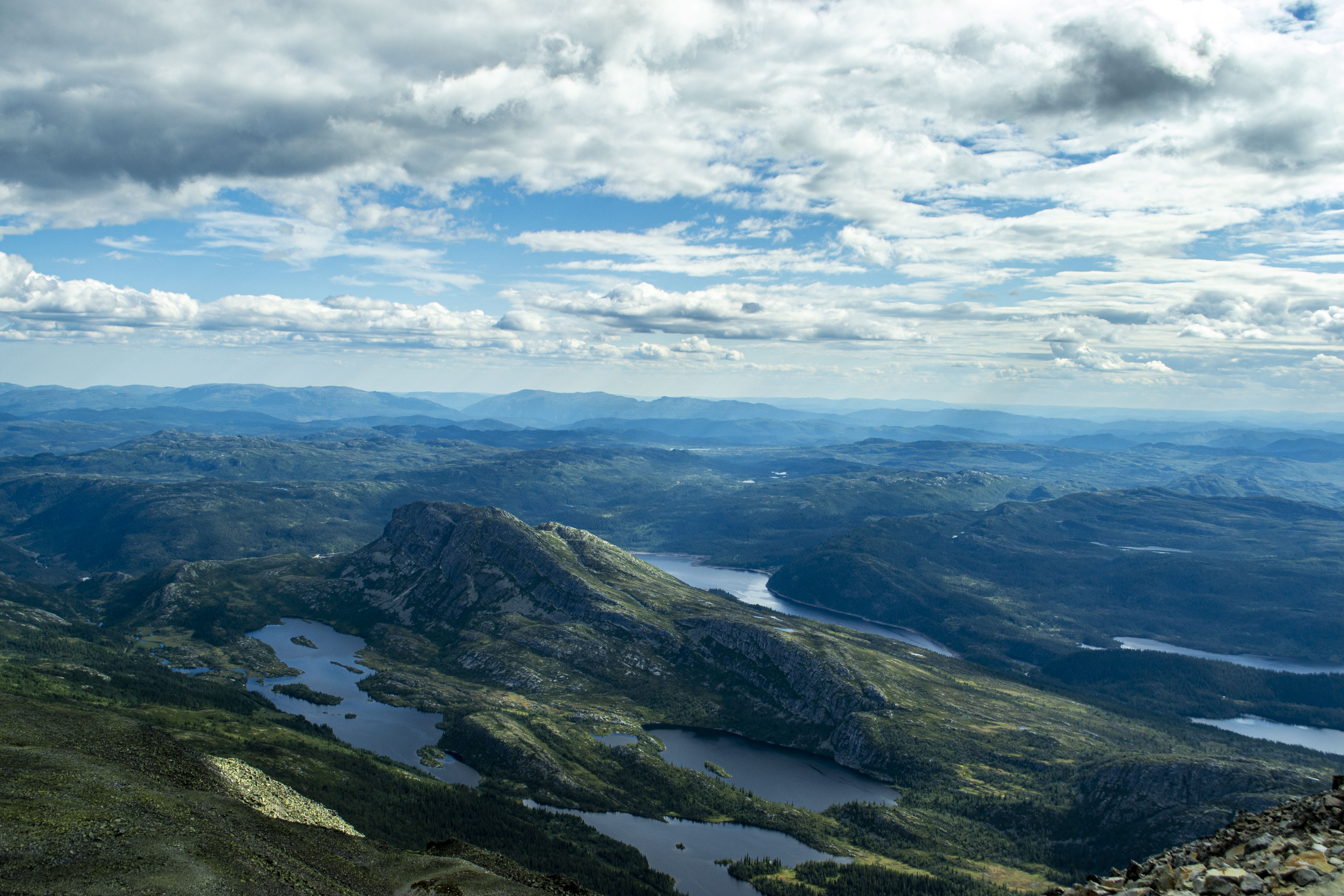 Udsigt fra Gaustatoppen